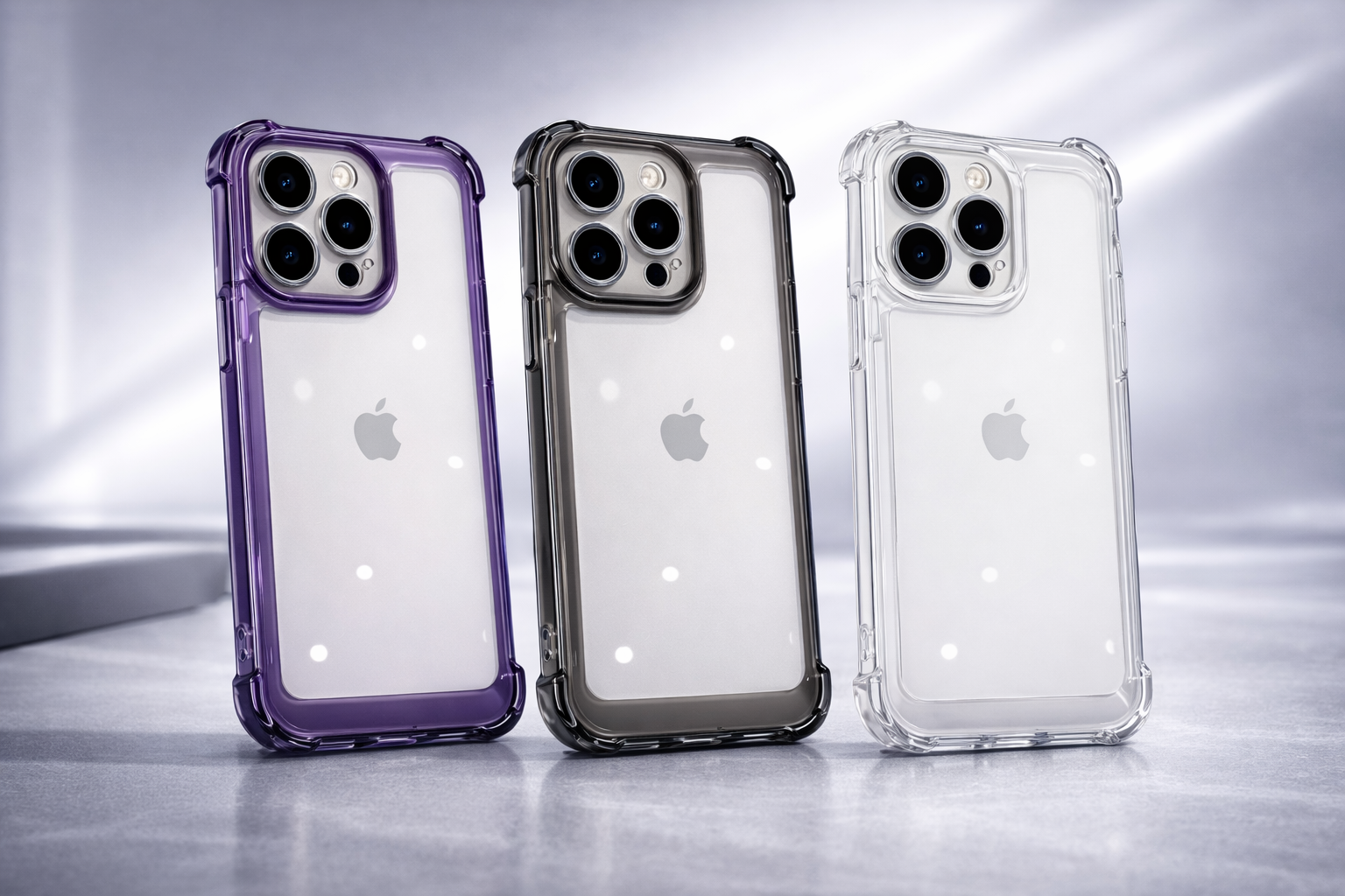 Capa Anti-Impacto Transparente para iPhone | Proteção Reforçada Premium