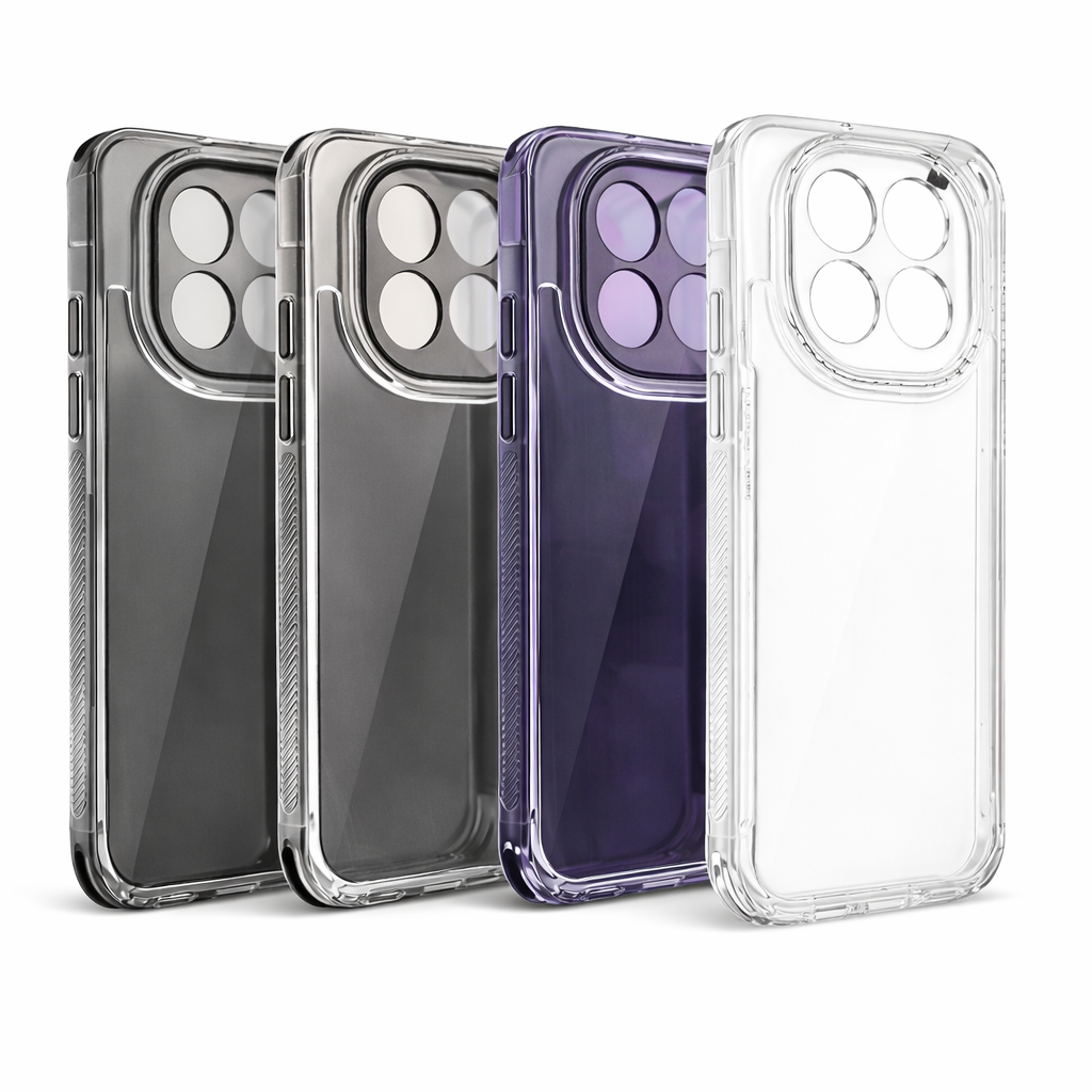 Capinha Transparente Anti-Impacto TPU + PC para Redmi Note 15 / 15 Pro / 15 Pro Plus