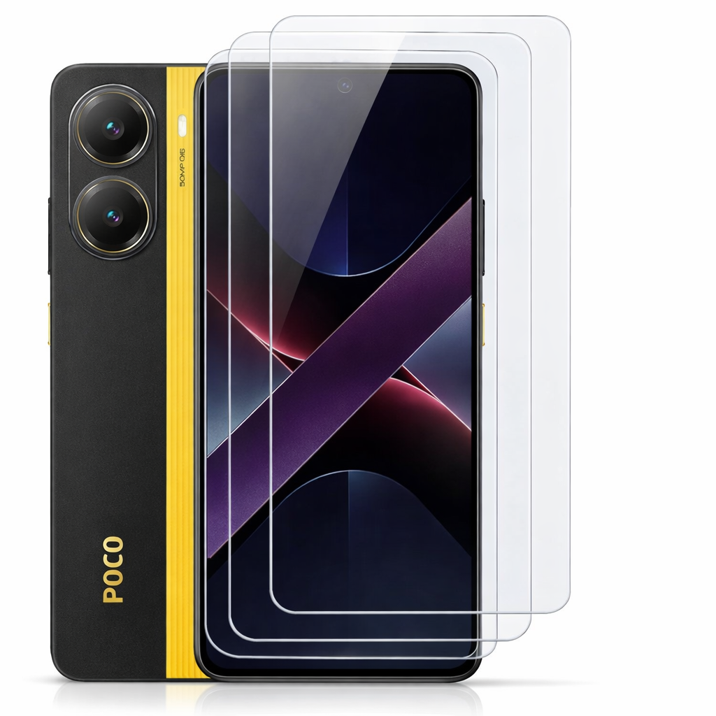 Kit 3 Películas 3D Vidro Temperado para Xiaomi Poco X7 Pro – Proteção Máxima