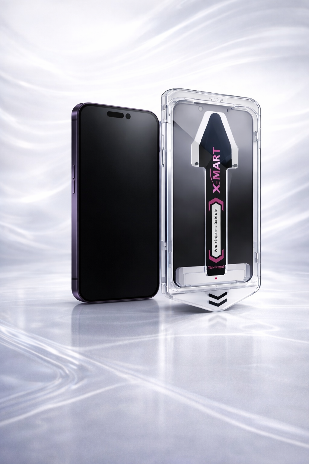 Película Privativa com Aplicador Automático para iPhone | Anti-Espionagem Premium